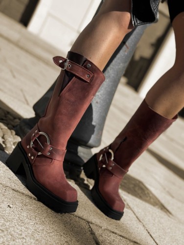 beyco worker bordo damski skora naturalna gruba podeszwa obcas 110.jpg