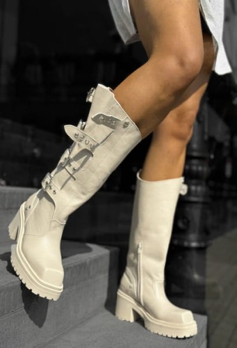 beyco worker bez damski skora naturalna gruba podeszwa obcas 131.jpg