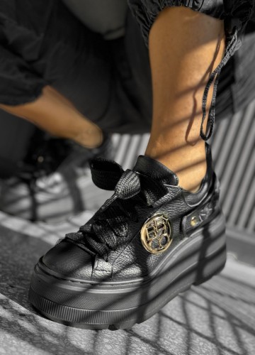 beyco sneakers damski czarny skora naturalna gruba podeszwa 100.jpg