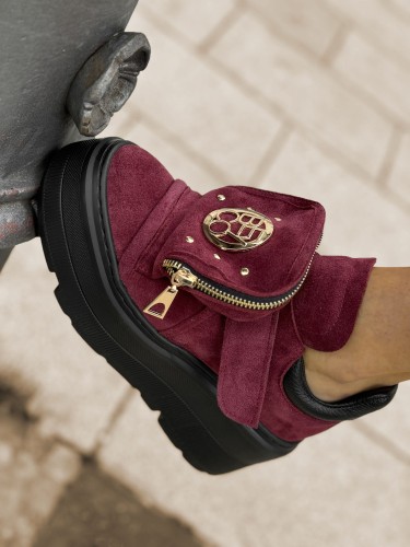 beyco sneakers damskie burgund skora naturalna gruba podeszwa 80.jpg