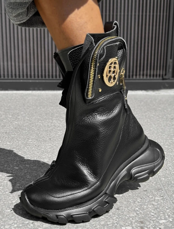 beyco sneakers damski czarny skora naturalna plaska podeszwa 248.jpg