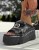 beyco sneakers klapek czarny srebrny damski skora gruba podeszwa 484.jpg