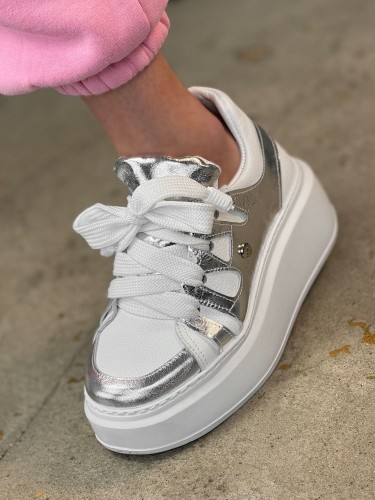 beyco sneakersy damskie srebrne gruby spod skora naturalna a 972.jpg