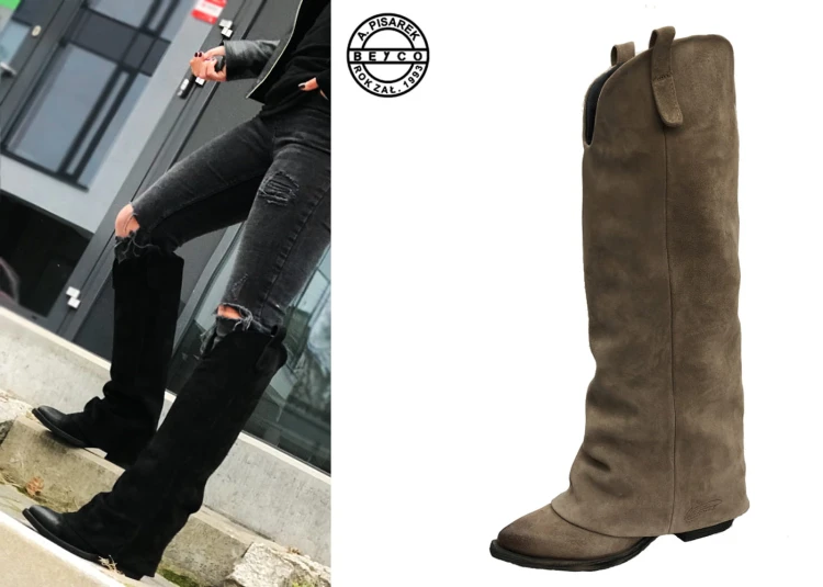 beyco kozaki damskie cappuccino podeszwa niski obcas skora naturalna 1590.jpg