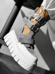 Skórzane sneakersy 25-1 szary Beyco 