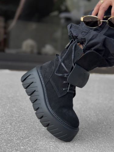 Skórzane sneakersy 25-27 fly czarne Beyco 