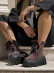 Skórzane sneakersy 25-27 fly brąz Beyco