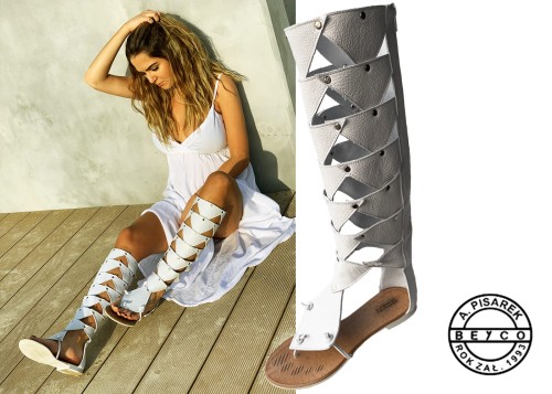 BEYCO JAPONKA TRÓJKĄTY BIAŁE 